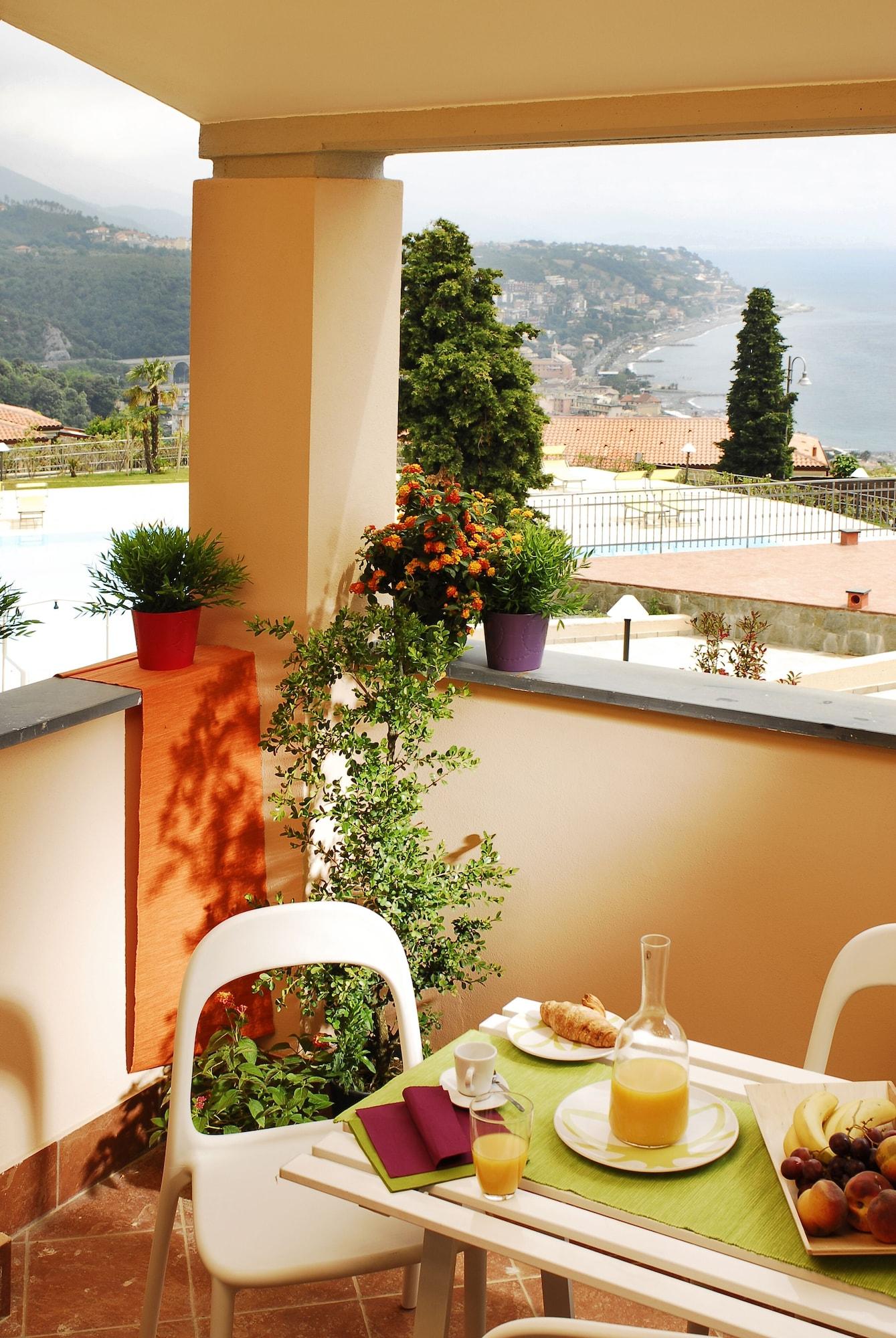 Residence Villa Beuca Cogoleto Bagian luar foto